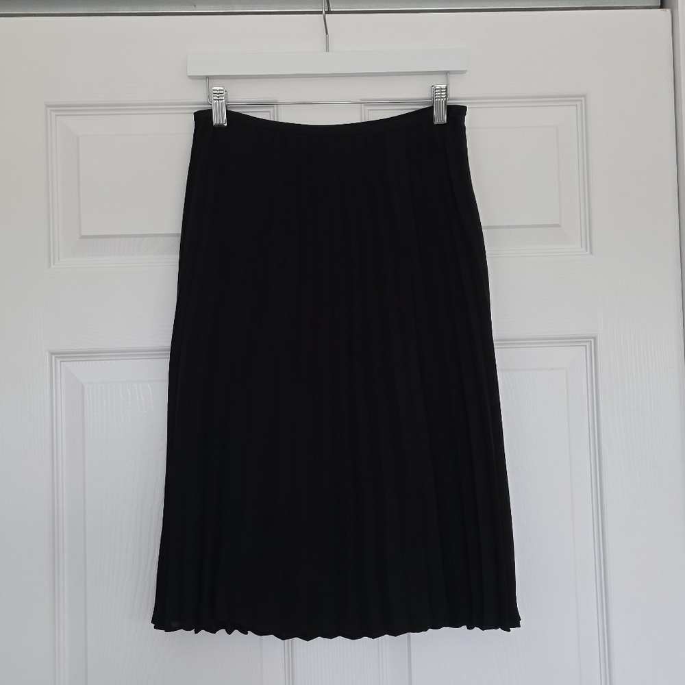 DKNY Black Midi Skirt